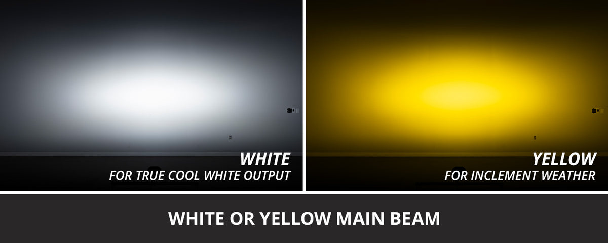 Diode Dynamics Stage Series SS3 Sport Backlit LED Ditch Light Kit for 2019-2021 Ford Ranger, Yellow Combo/Driving – ZZ7 (Diode Dynamics DD6584)