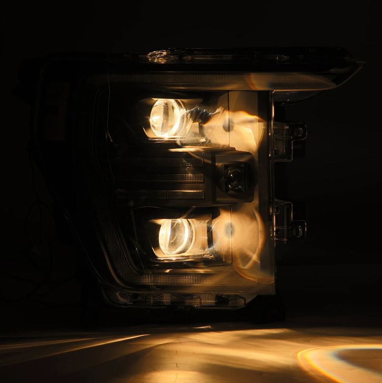 AlphaRex PRO-Series Halogen Projector Headlights for 2021-2023 Ford F-150, Black – AlphaRex 880293, photo 3 of 5
