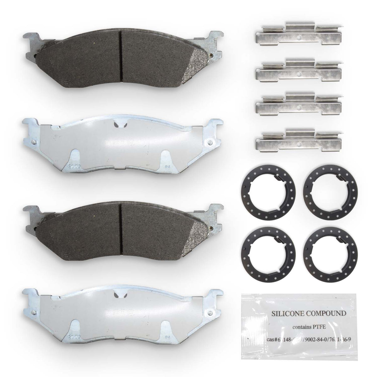 1999-2004 Ford F-450/F-550 Front & Rear Brake Pads, D777 – NRS Brakes NS777, photo 1 of 2