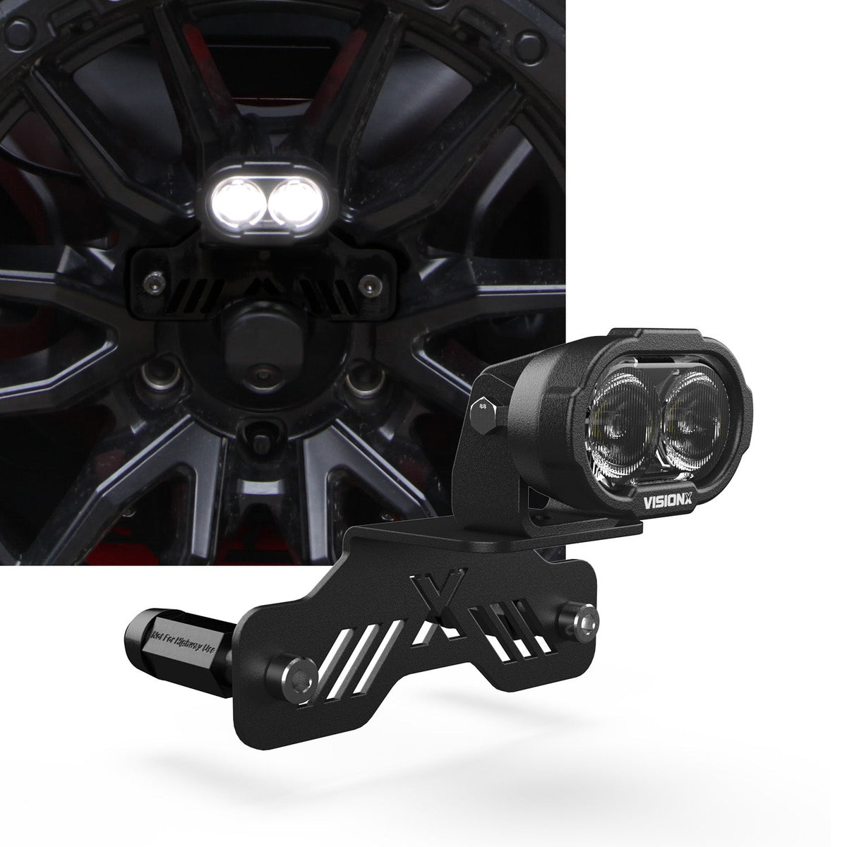 2021-2026 Ford Bronco Spare Tire Reverse Light Mount (Only) – DURA2DL2 catalog (Vision X Lighting XIL-OEV21FB)