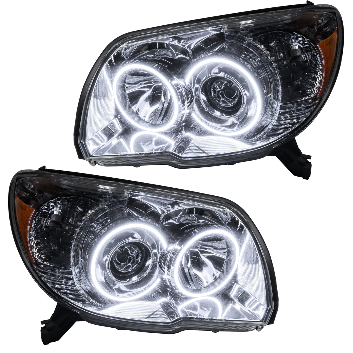 Pre-Assembled LED Halo Headlights for 2006-2009 Toyota 4Runner Sport, White Halos – A Primary (Oracle Lighting 7090-001)