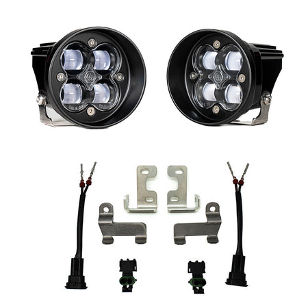 Baja Designs Squadron-R SAE Fog Pocket Kit for Toyota 4Runner 2010-2024, Tacoma 2012-2023, Tundra 2014-2021, Clear – ANG A (Baja Designs 447641)