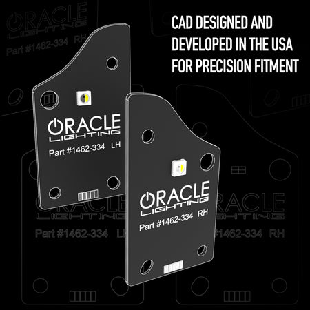 2021-2023 Ford F-150 ColorSHIFT RGB+W Color-Changing Fog Light DRL Kit – E Diagram (Oracle Lighting 1462-334)