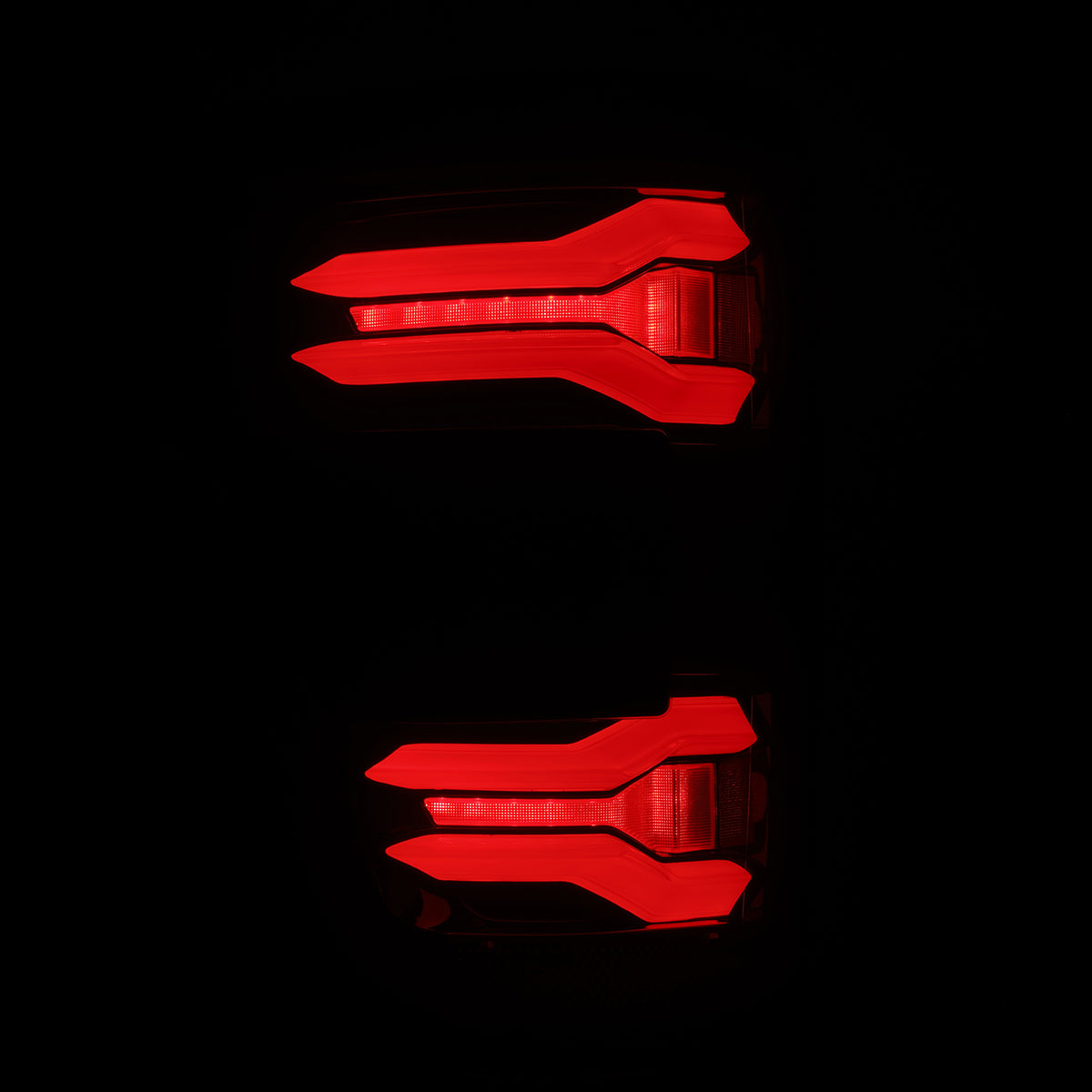 AlphaRex LUXX-Series Sequential LED Tail Lights for 2021-2023 Ford F-150 with Blind Spot Sensor (BLIS), Black-Red – AlphaRex 653050, photo 3 of 7