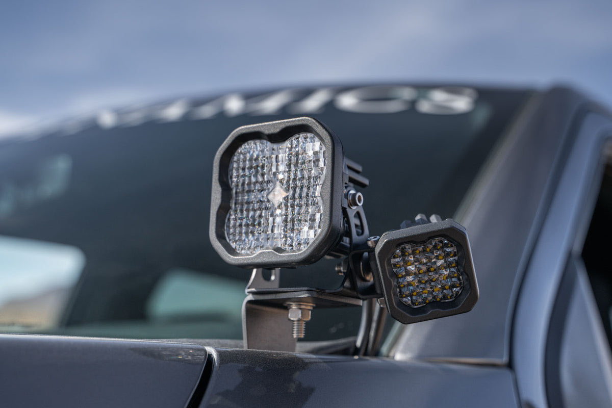 Diode Dynamics Stage Series SS3 Sport Backlit LED Ditch Light Kit for 2021-2026 Ford F-150, White Combo/Driving – ZZ2 (Diode Dynamics DD7369)