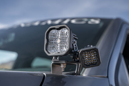 Diode Dynamics Stage Series SS3 Sport Backlit LED Ditch Light Kit for 2021-2026 Ford F-150, White Combo/Driving – ZZ2 (Diode Dynamics DD7369)