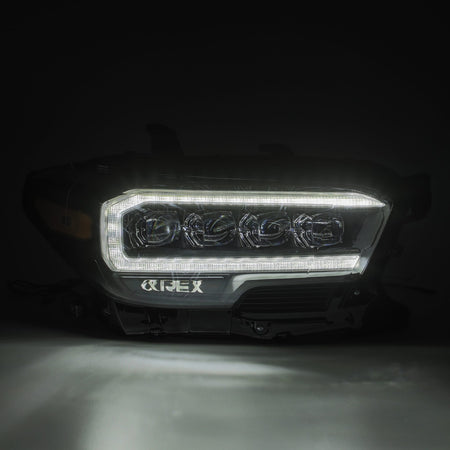 AlphaRex NOVA-Series LED Projector Headlights for 2016-2023 Toyota Tacoma, Alpha-Black – AlphaRex 880705, photo 3 of 6