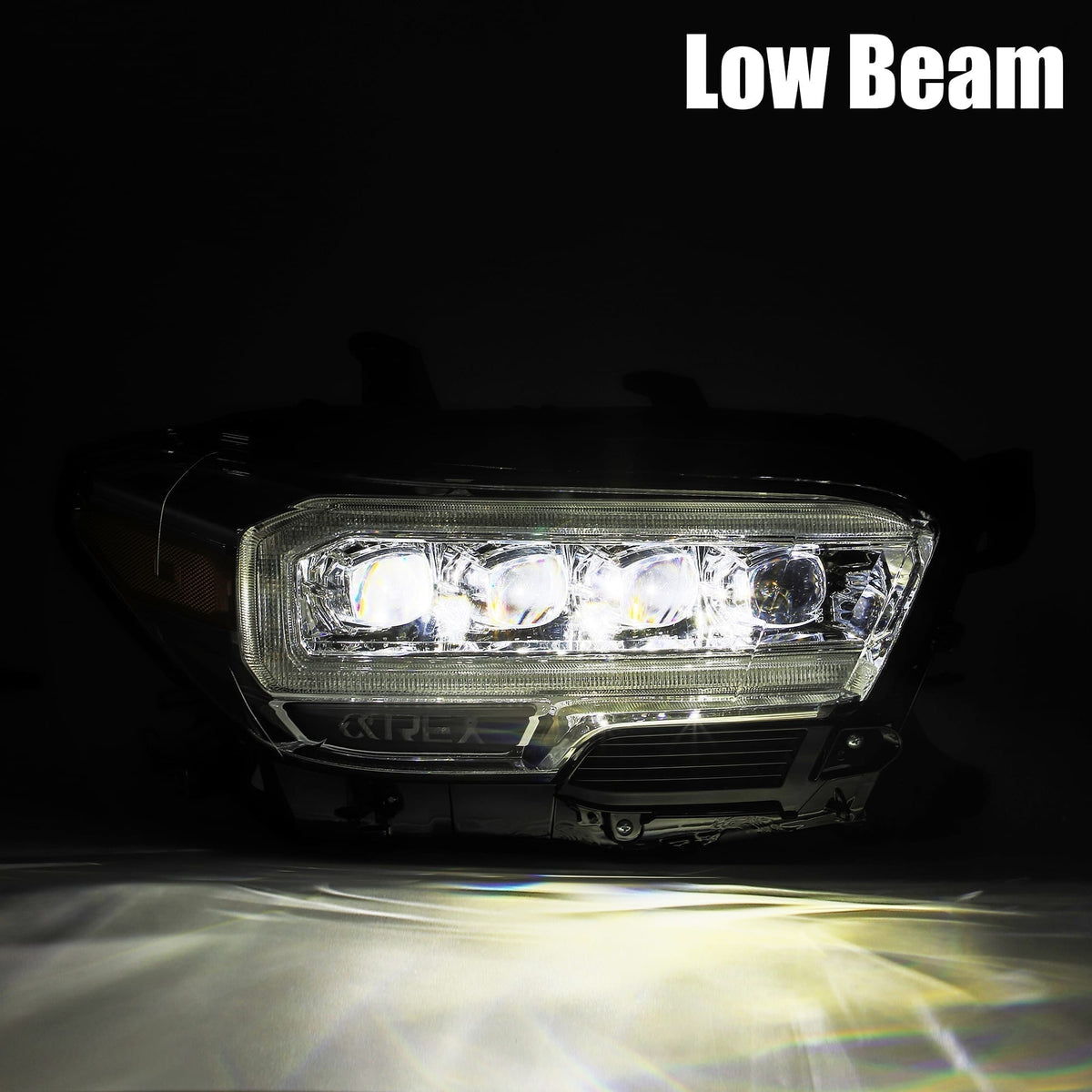 AlphaRex NOVA-Series LED Projector Headlights for 2016-2023 Toyota Tacoma, Alpha-Black – AlphaRex 880705, photo 6 of 6