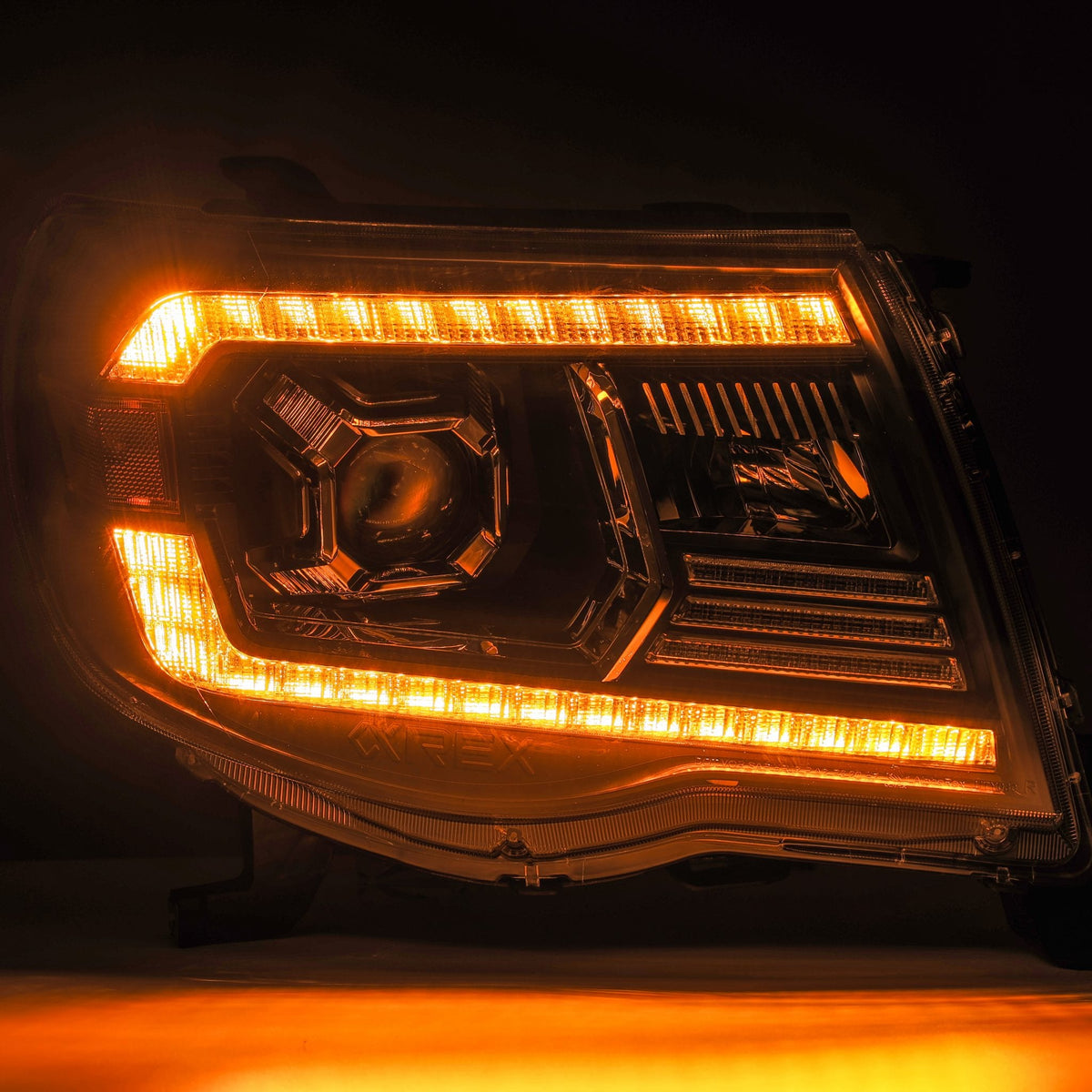 AlphaRex LUXX-Series LED Projector Headlights for 2005-2011 Toyota Tacoma, Alpha-Black – AlphaRex 880739, photo 4 of 4