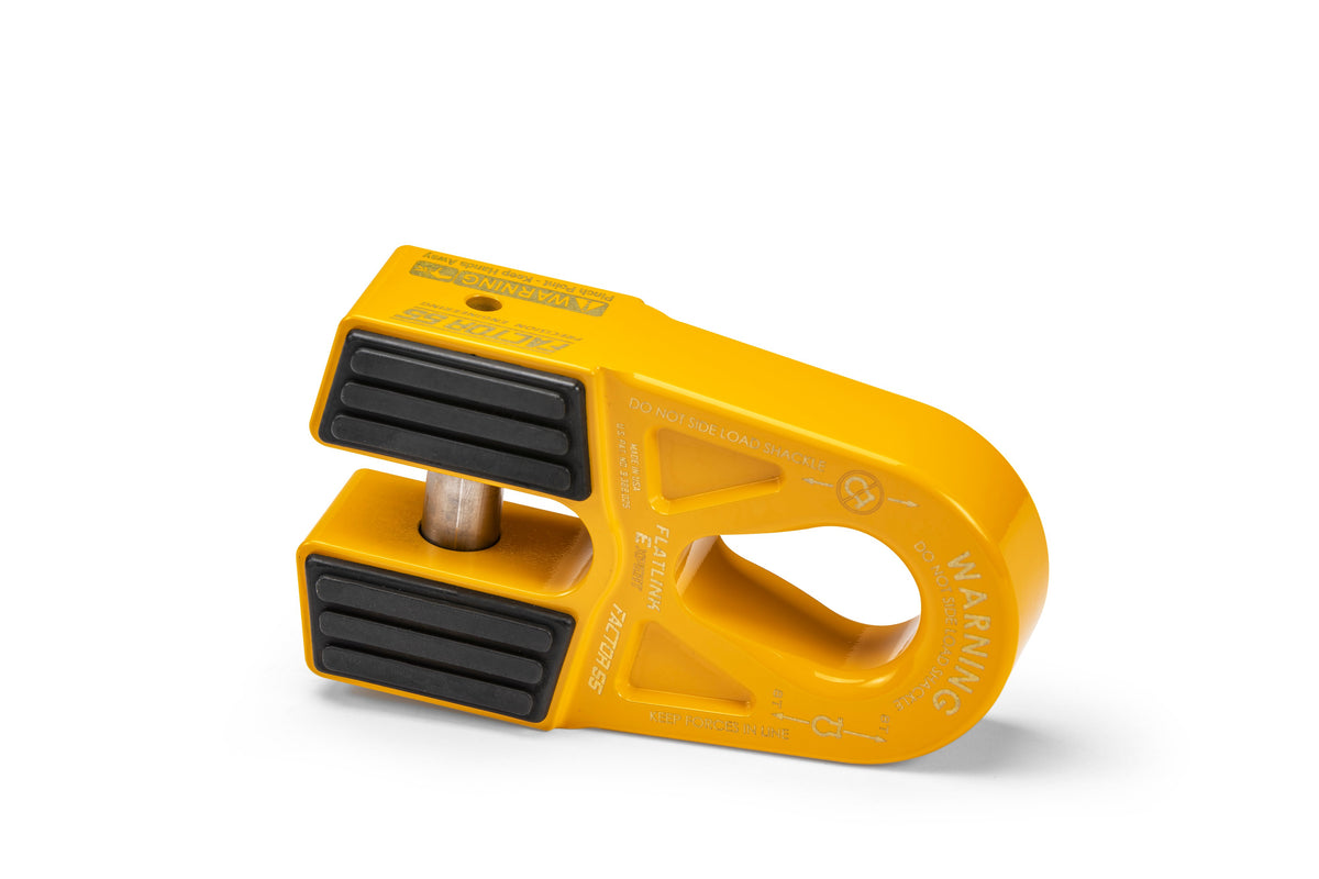 FlatLink "E" Expert Winch Shackle Mount – FlatlinkE Yellow (Factor 55 00080-03)