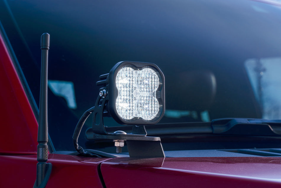 Diode Dynamics Stage Series SS3 Pro Backlit LED Ditch Light Kit for 2015-2020 Ford F-150/Raptor, White Combo/Driving – ZZ1 (Diode Dynamics DD6569)