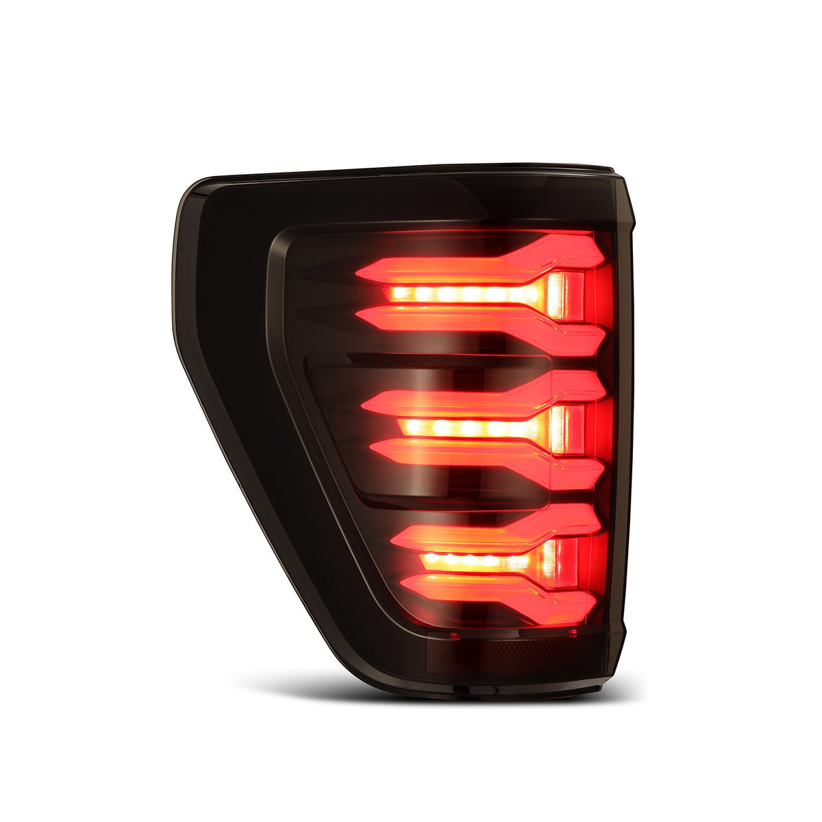 AlphaRex LUXX-Series Sequential LED Tail Lights for 2021-2023 Ford F-150 and Raptor without BLIS, Black Smoke – AlphaRex 653020, photo 2 of 6