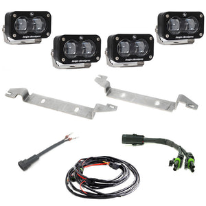 Baja Designs S2 SAE OEM Fog Light Replacement Kit for 2023-2026 Toyota Sequoia, Clear