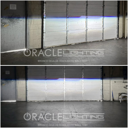 Oculus Bi-LED Heated Lens Projector Headlights for 2021-2025 Ford Bronco – M Diagram (Oracle Lighting 5886-111)
