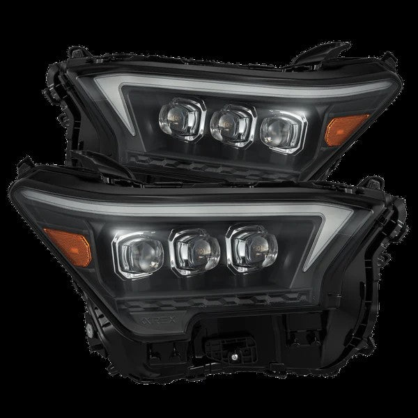 AlphaRex OG-Style NOVA-Series LED Projector Headlights for 2024-2026 Toyota Tacoma and 2025-2026 4Runner, Black – AlphaRex 880333, photo 1 of 7