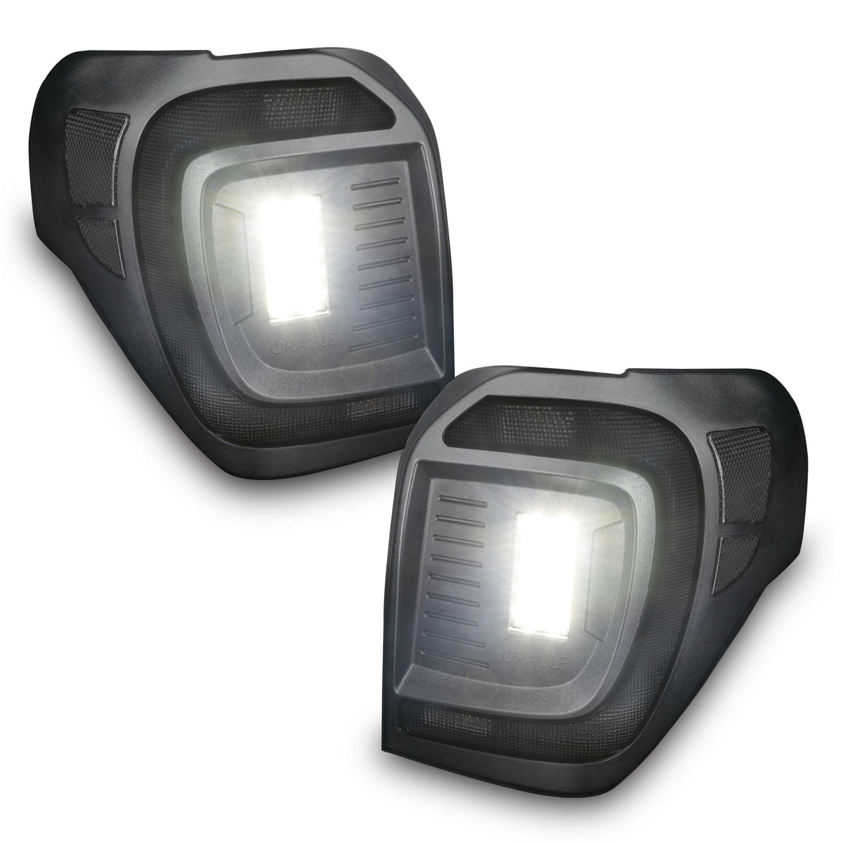 Black Series Flush Style Lensless LED Tail Lights for 2014-2024 Toyota 4Runner, Tinted – E Product (Oracle Lighting 5920-504-T)