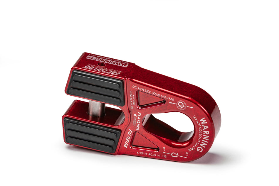 FlatLink "E" Expert Winch Shackle Mount – FlatlinkE Red (Factor 55 00080-01)