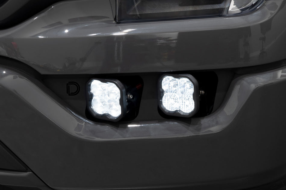 Diode Dynamics SS3 Sport LED Fog Pocket Kit for 2021-2023 Ford F-150, White SAE Fog + White Combo/Driving – ZZ1 (Diode Dynamics DD7310)