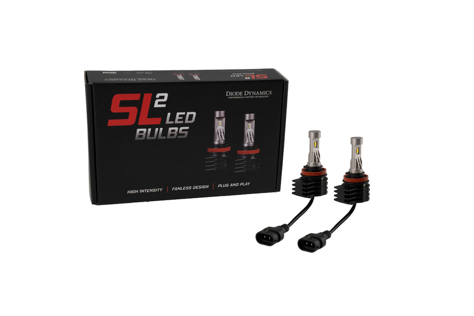 Diode Dynamics SL2 Pro H11/H8/H9 LED Bulbs, Cool White (Pair) – ZZ2 (Diode Dynamics DD0483P)