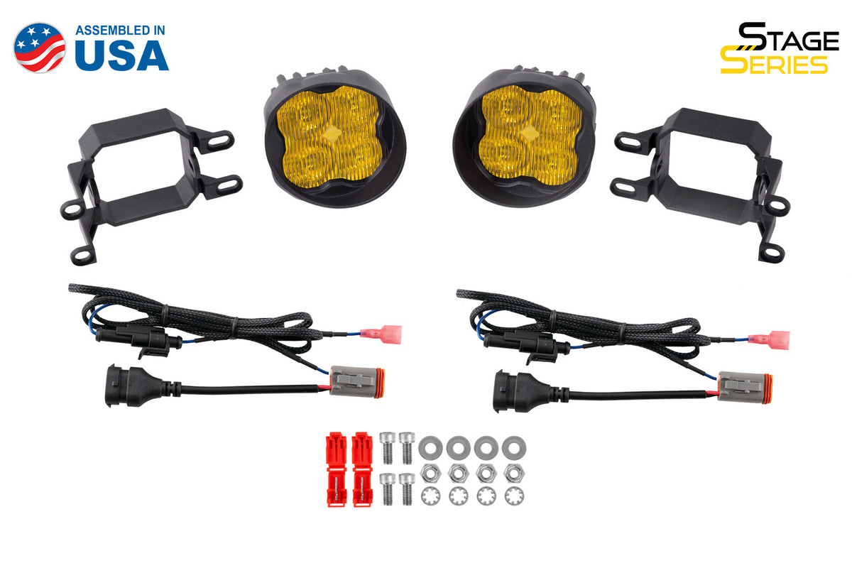 Diode Dynamics SS3 Sport LED Fog Light Kit, Type B, White SAE Fog (Pair) – ZZ7 (Diode Dynamics DD6996)