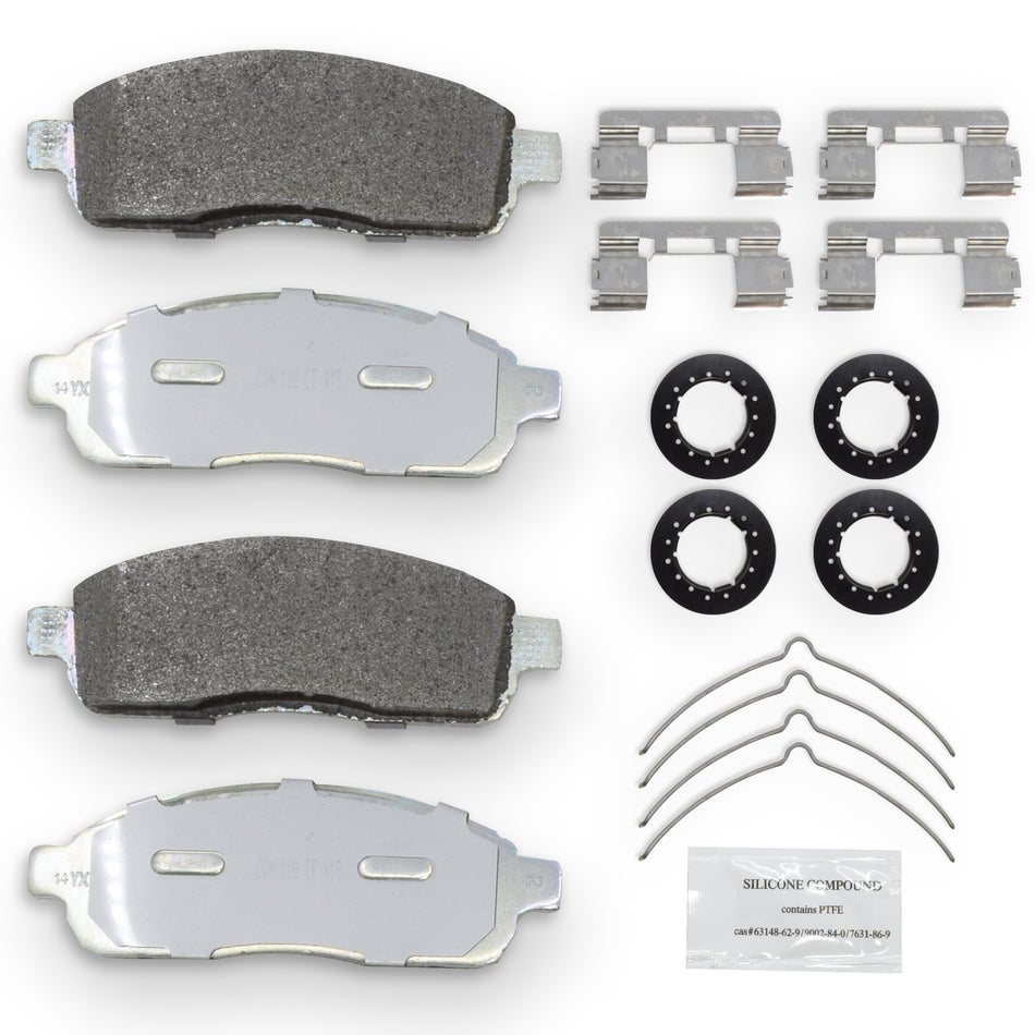 2004-2009 Ford F-150 Front Brake Pads, Galvanized, D1011 – NRS Brakes NS1011, photo 1 of 2