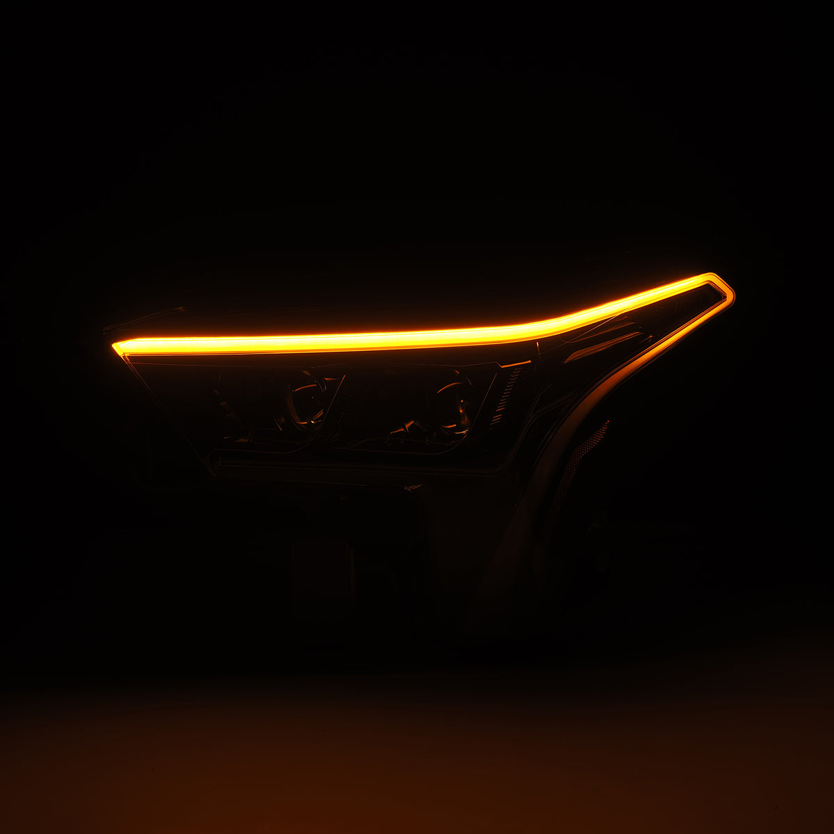 AlphaRex LUXX-Series LED Projector Headlights for 2022-2026 Toyota Tundra and 2023-2026 Sequoia, Alpha-Black, Amber DRL – AlphaRex 880873, photo 4 of 6
