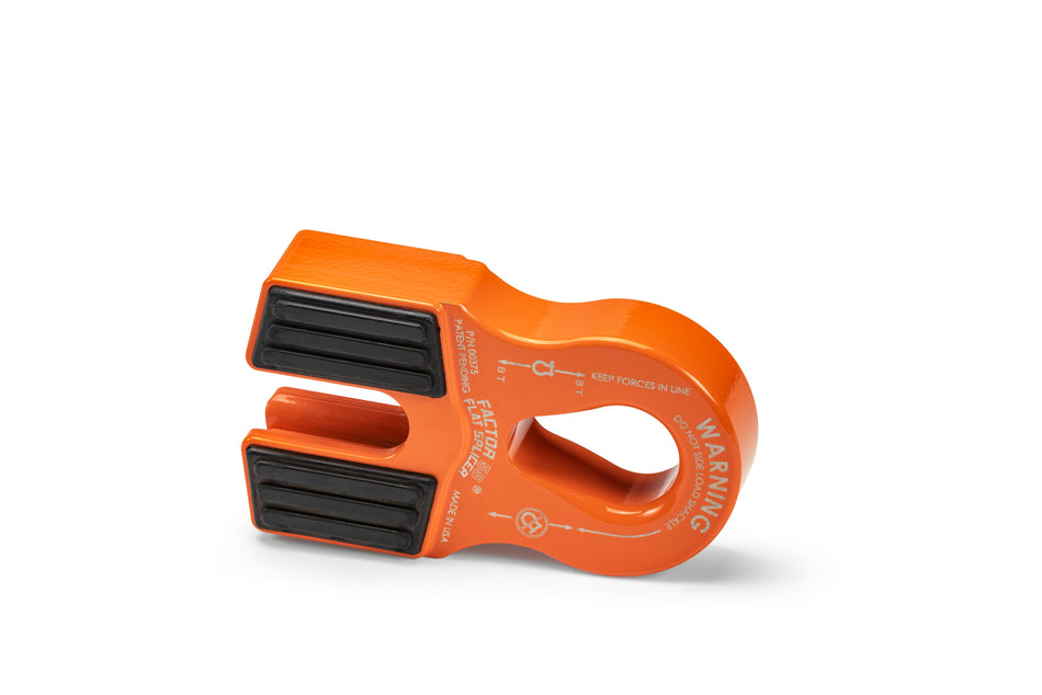 Flat Splicer 3/8-1/2" Synthetic Rope Splice-on Shackle Mount – Flatsplicer Orange (Factor 55 00375-07)