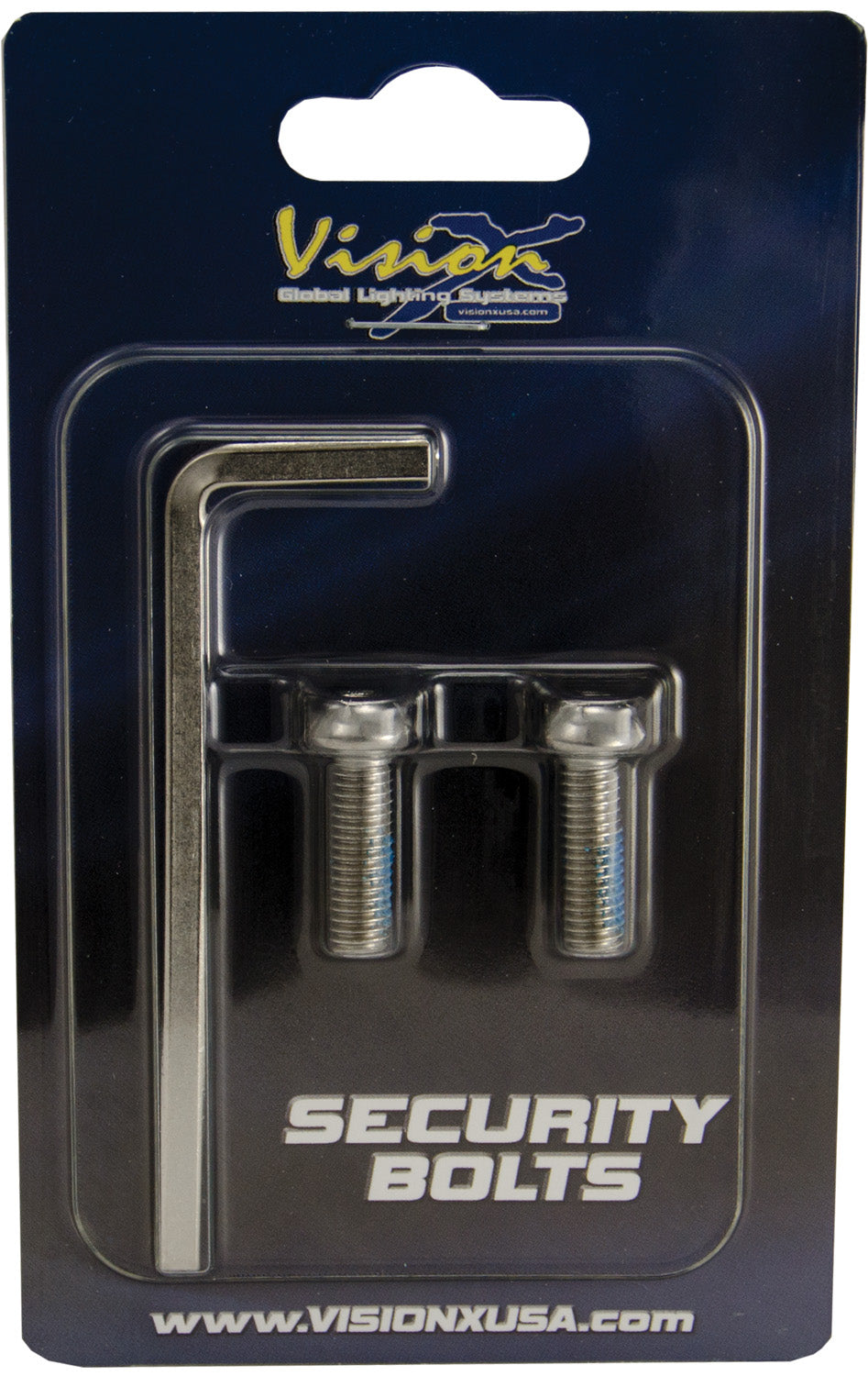 6x20 Anti-Theft Security Bolt Kit (2 Bolts + Tool) – catalog (Vision X Lighting XIL-SB0620)