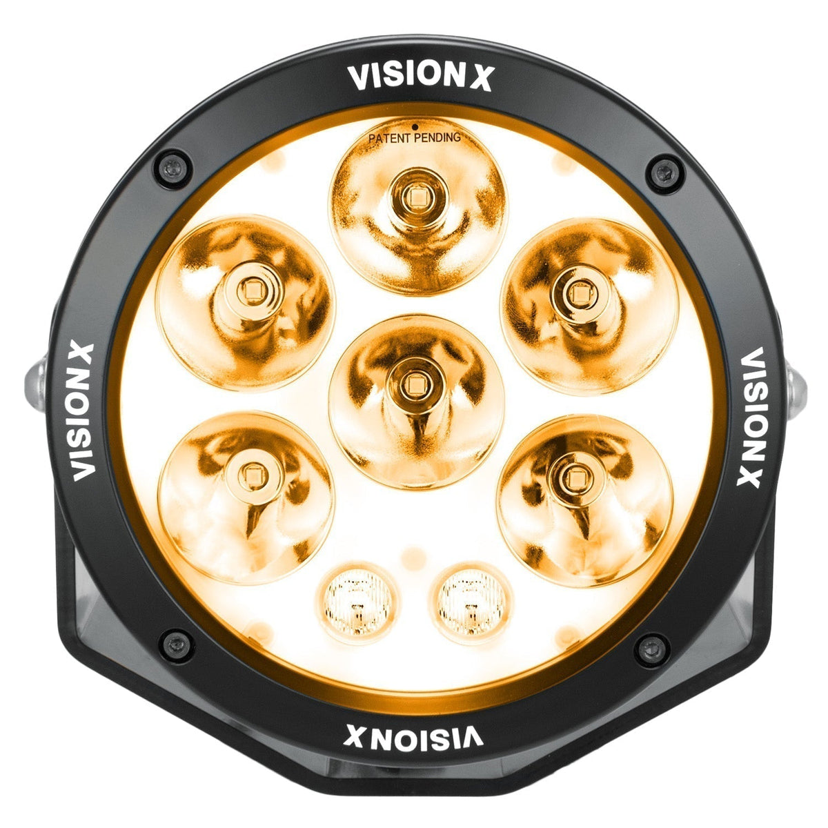 6.7″ ADV Amber Halo Light Cannon (Single) – kit main (Vision X Lighting CGA-CPMHA8M)