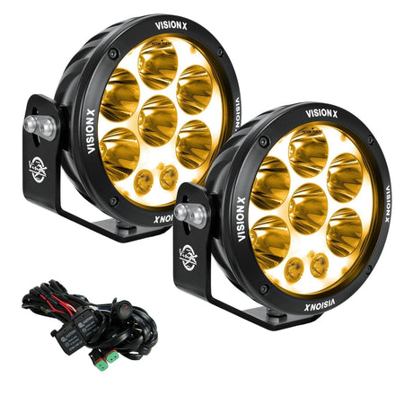 6.7″ ADV Amber Halo Light Cannon (Single) – kit catalog (Vision X Lighting CGA-CPMHA8M)