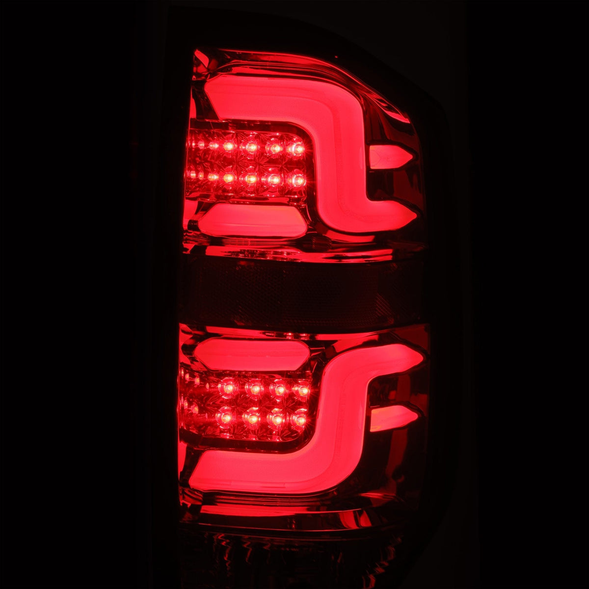 AlphaRex PRO-Series LED Tail Lights for 2014-2021 Toyota Tundra, Red Smoke – AlphaRex 672020, photo 4 of 4