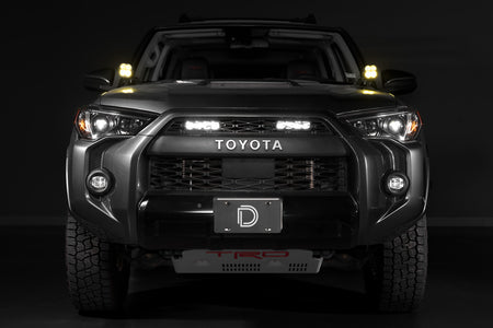 Diode Dynamics SS6 Pro LED Grille Light Bar Kit for 2014-2024 Toyota 4Runner, White SAE/DOT Driving (Pair) – ZZ3 (Diode Dynamics DD8597)