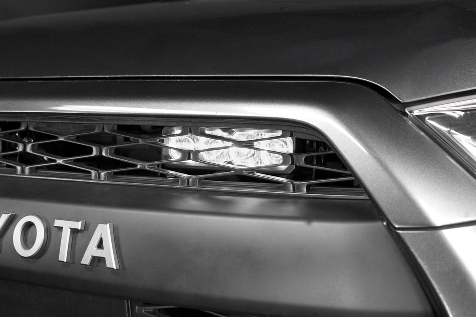 Diode Dynamics SS6 Pro LED Grille Light Bar Kit for 2014-2024 Toyota 4Runner, White SAE/DOT Driving (Pair) – ZZ2 (Diode Dynamics DD8597)