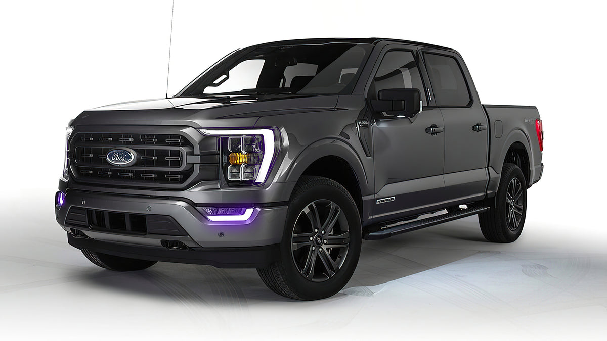 2021-2023 Ford F-150 ColorSHIFT RGB+W Color-Changing Fog Light DRL Kit – L Lifestyle (Oracle Lighting 1462-334)