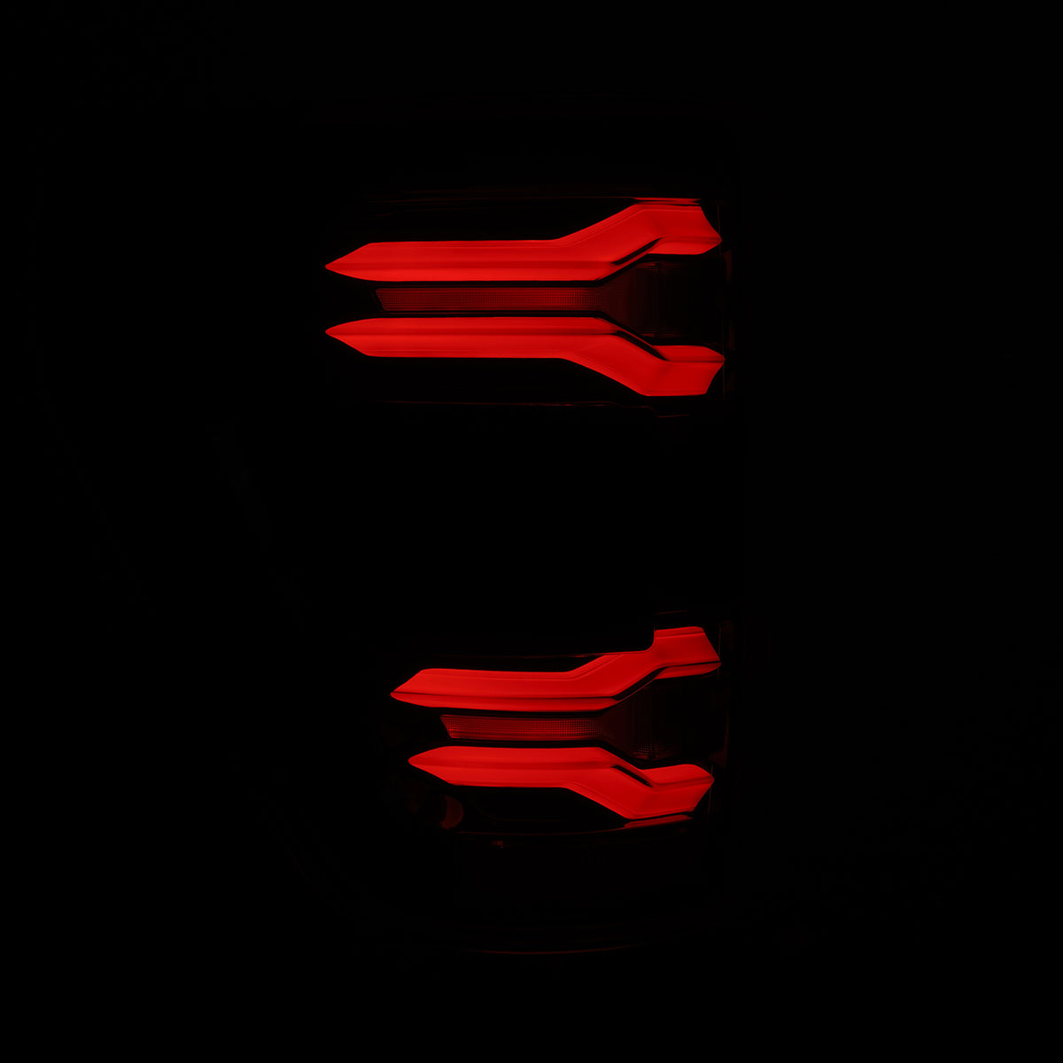 AlphaRex LUXX-Series Sequential LED Tail Lights for 2021-2023 Ford F-150 with Blind Spot Sensor (BLIS), Black Smoke – AlphaRex 653040, photo 4 of 7
