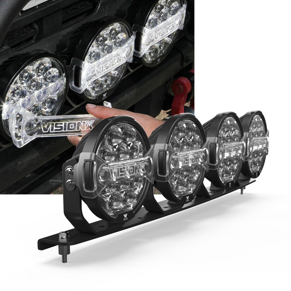 Front Bumper LED Light Kit - Ford Bronco 2021 + - Mount Kit Only – catalog (Vision X Lighting XIL-OESB21FB)