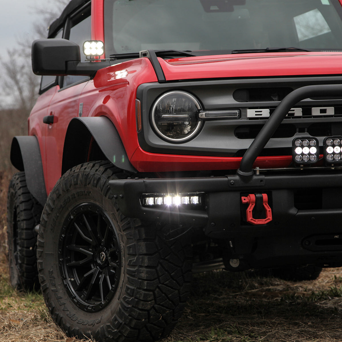 8″ XPL SAE Fog Light Bar – XPL SAE lifestyle (Vision X Lighting XPL-SAE4EMH)