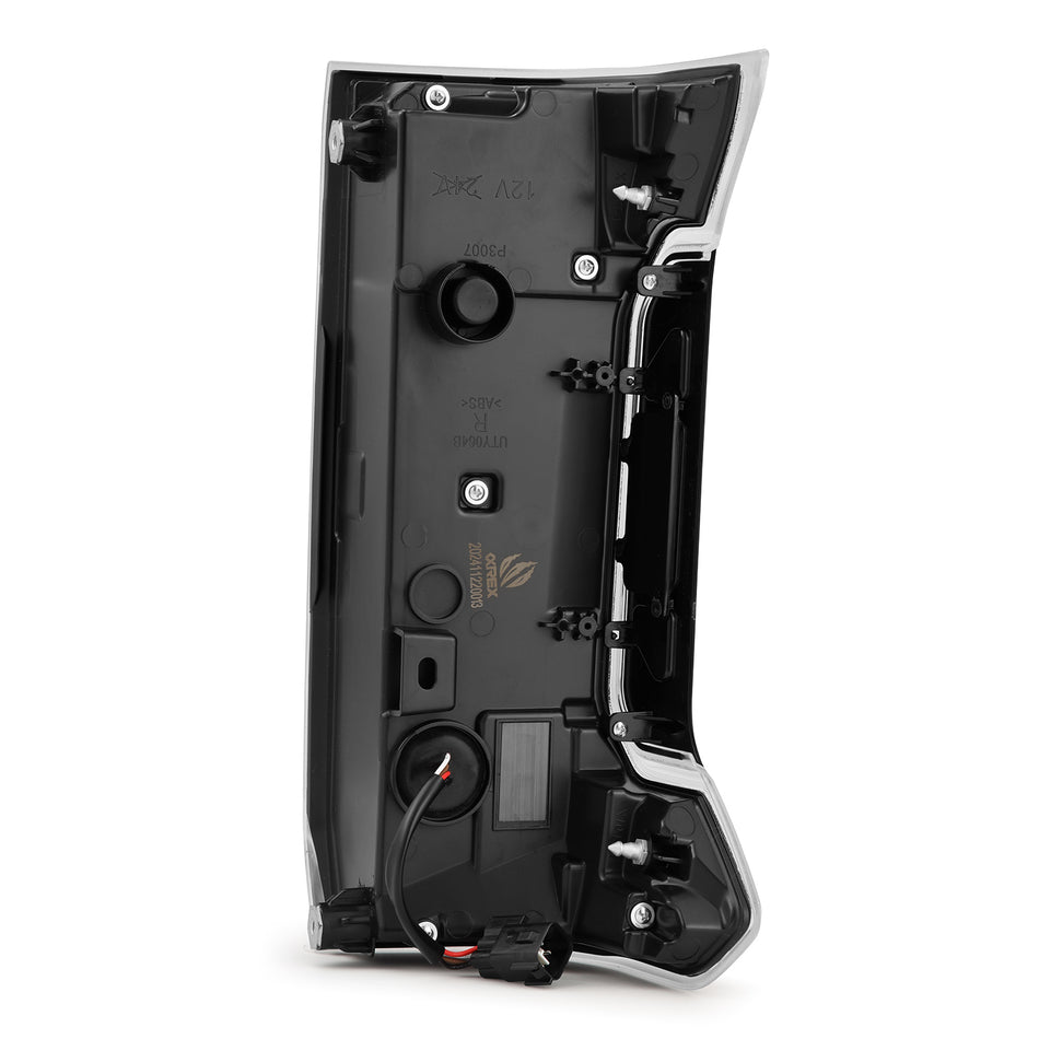AlphaRex NOVA-Series Prismatic Sequential LED Tail Lights for 2024-2026 Toyota Tacoma, Black with Clear Lens – AlphaRex 679020, photo 2 of 7