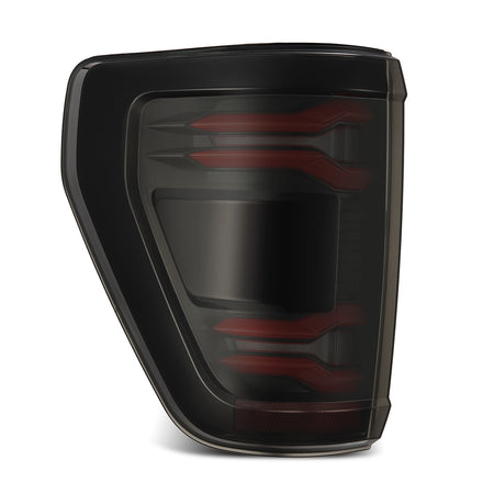 AlphaRex LUXX-Series Sequential LED Tail Lights for 2021-2023 Ford F-150 with Blind Spot Sensor (BLIS), Black-Red – AlphaRex 653050, photo 1 of 7