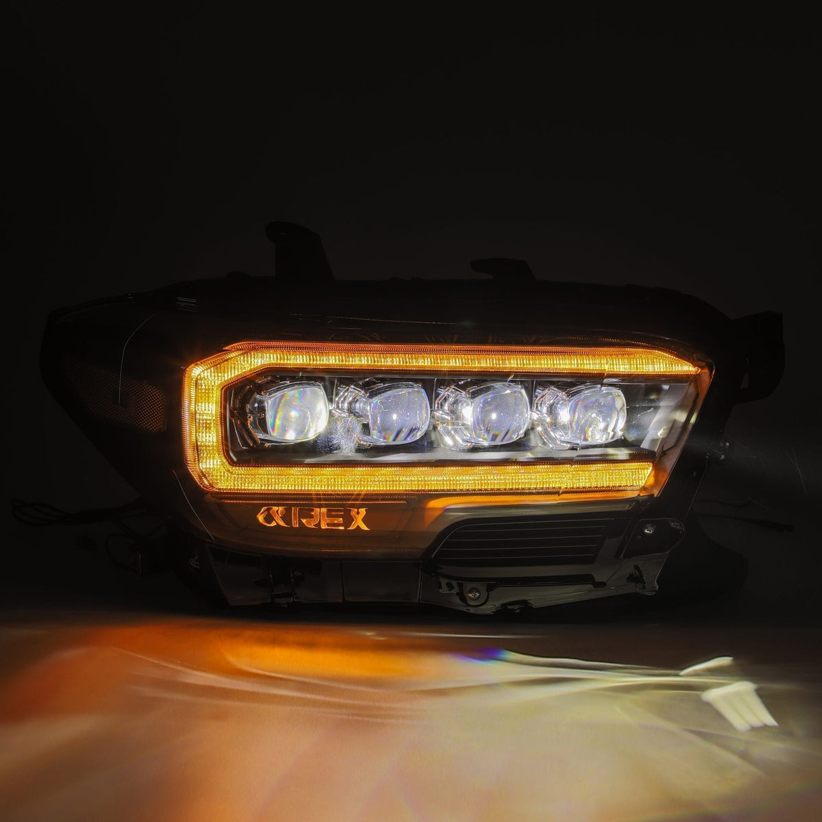 AlphaRex NOVA-Series LED Projector Headlights for 2016-2023 Toyota Tacoma, Alpha-Black – AlphaRex 880705, photo 5 of 6