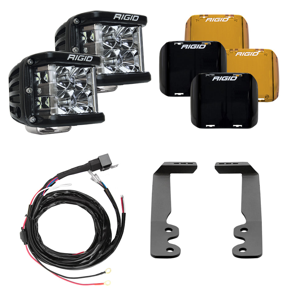 RIGID A-Pillar LED Light Kit with D-SS Drive Lights for 2022-2026 Toyota Tundra and 2023-2026 Sequoia – Tundra A Pillar Kit D SS (RIGID Industries 46808)
