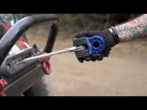 Flat Splicer 3/8-1/2" Synthetic Rope Splice-on Shackle Mount – video 2